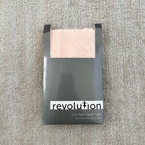 NWT Revolution Dancewear Footed Tights in Pink Small Child